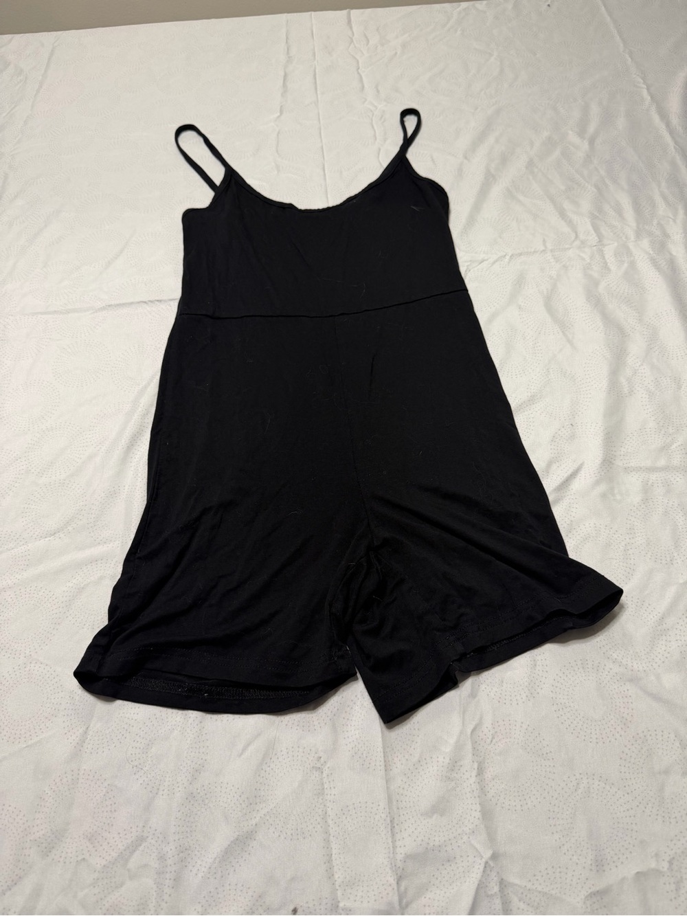 SHEIN Black Sleeveless Casual Romper